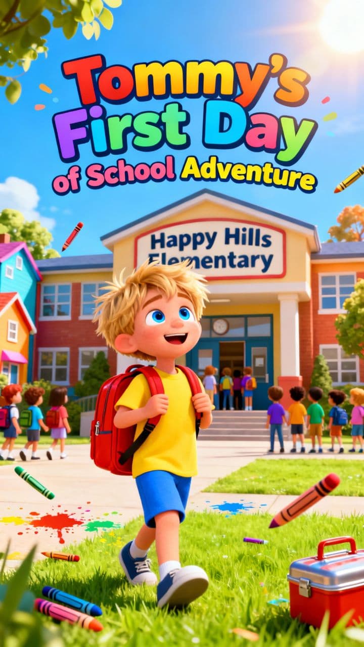 Tommy's First Day of School Adventure
