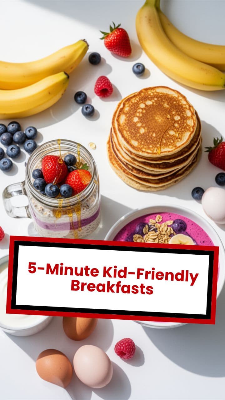5-Minute Kid-Friendly Breakfasts