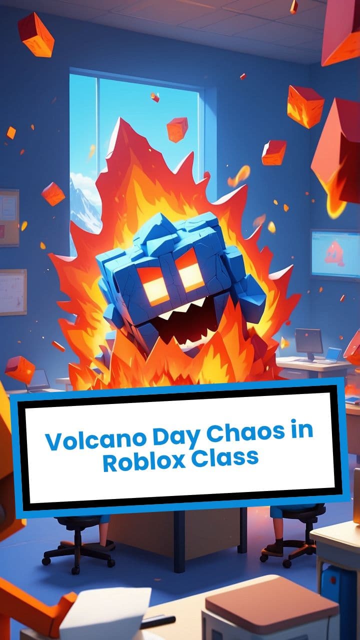 Volcano Day Chaos in Roblox Class