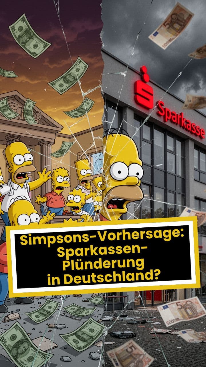 Simpsons-Vorhersage: Sparkassen-Plünderung in Deutschland?