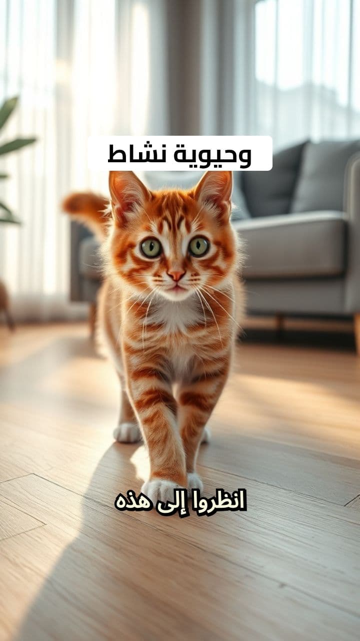 مغامرة القطة في المنزل