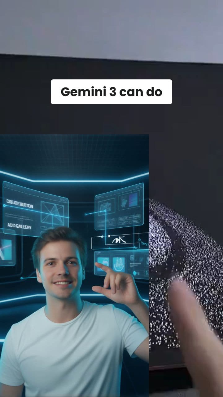 Create 3D Websites with Hand Gestures