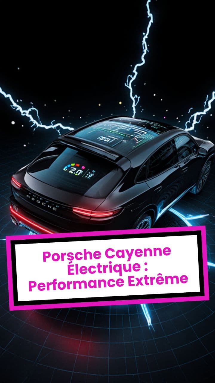 Porsche Cayenne Électrique : Performance Extrême