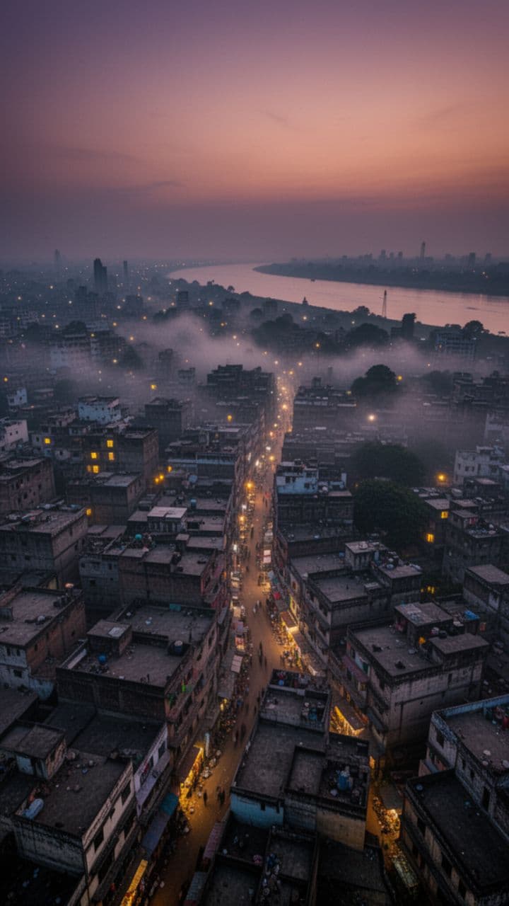 धुएँ में गुम राजधानी पटना