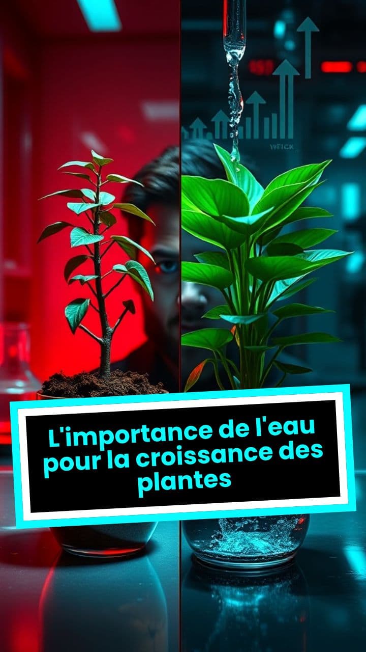 L'importance de l'eau pour la croissance des plantes