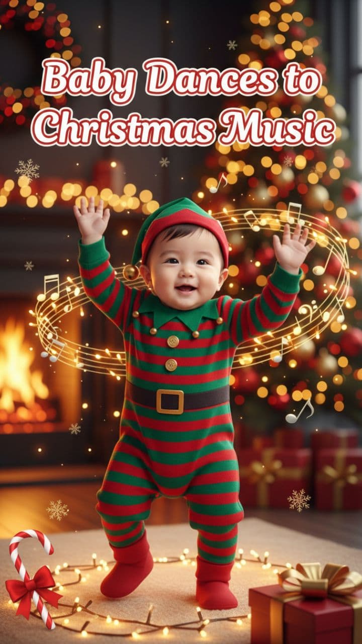 Baby Dances to Christmas Music