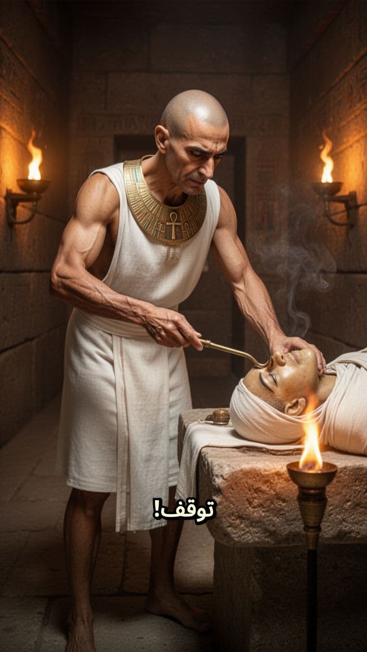 كيف كان المصريون يسحبون المخ؟