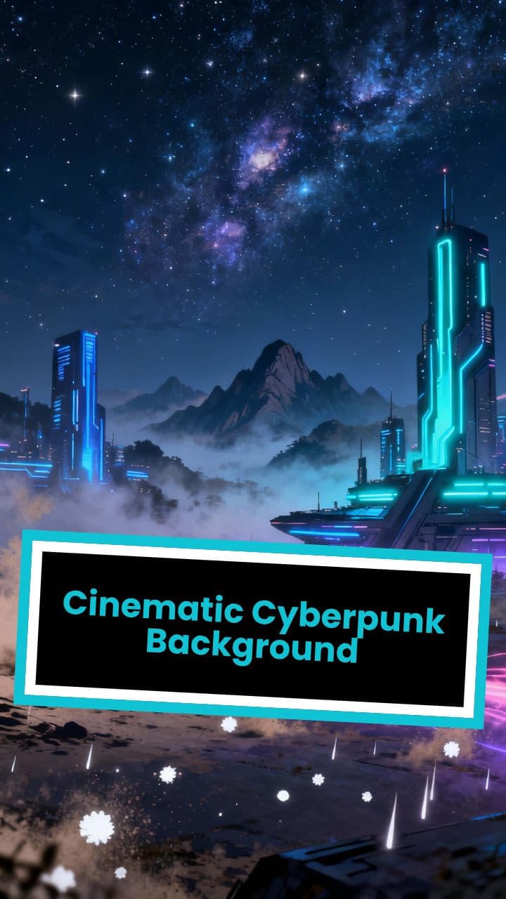 Cinematic Cyberpunk Background
