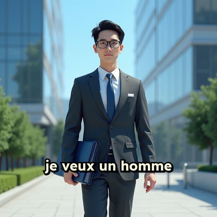 Homme en costume cherchant un emploi