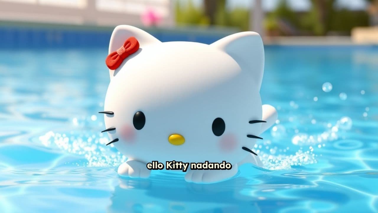 Hello Kitty na Piscina Divertida