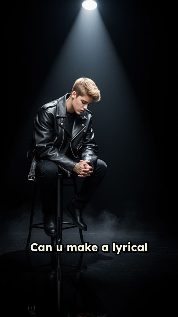 Flatline Lyric Video Black Background