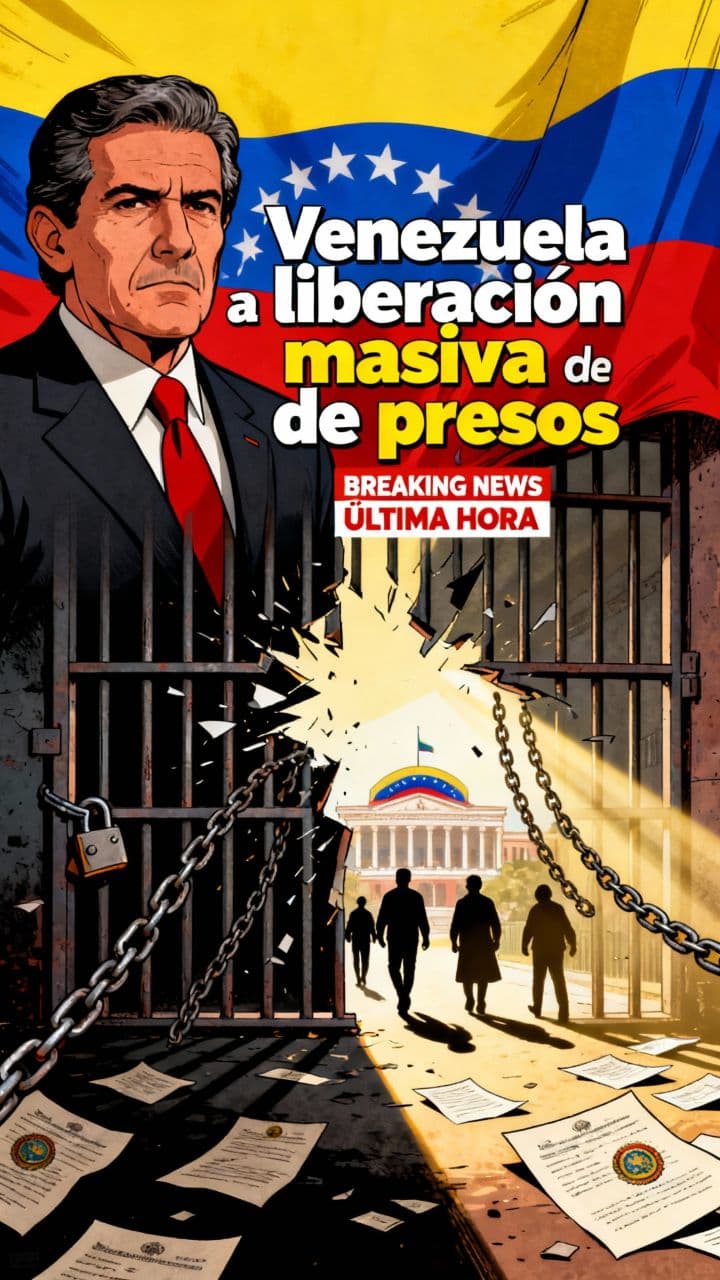 Venezuela anuncia liberación masiva de presos