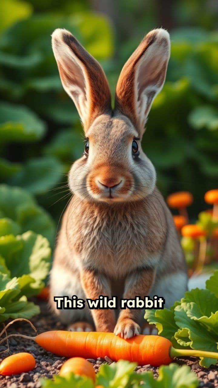 Polite Rabbit's Bold Garden Heist