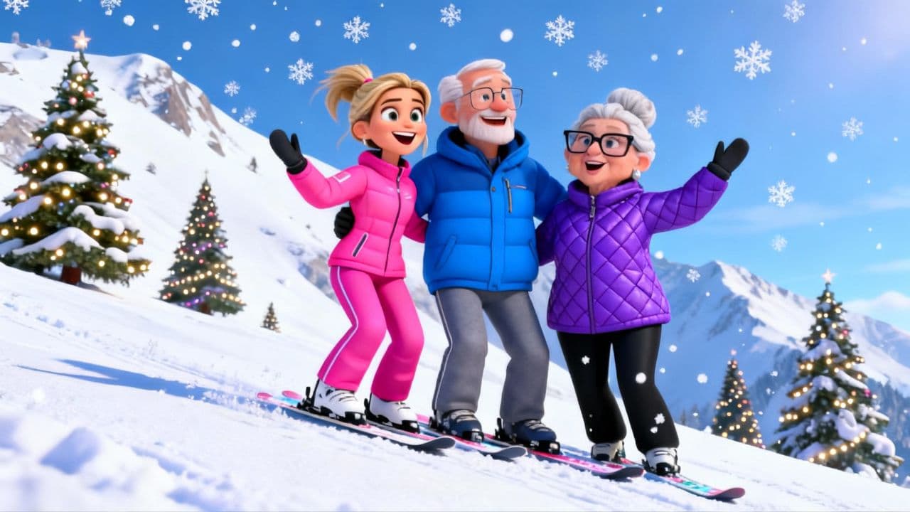 Winter Wonderland Snowboard Adventure