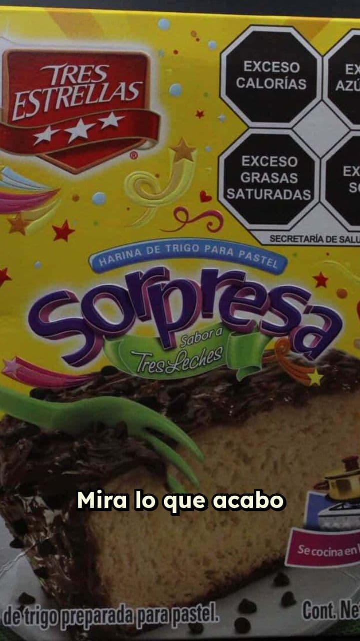 Pastel Tres Leches en Estufa