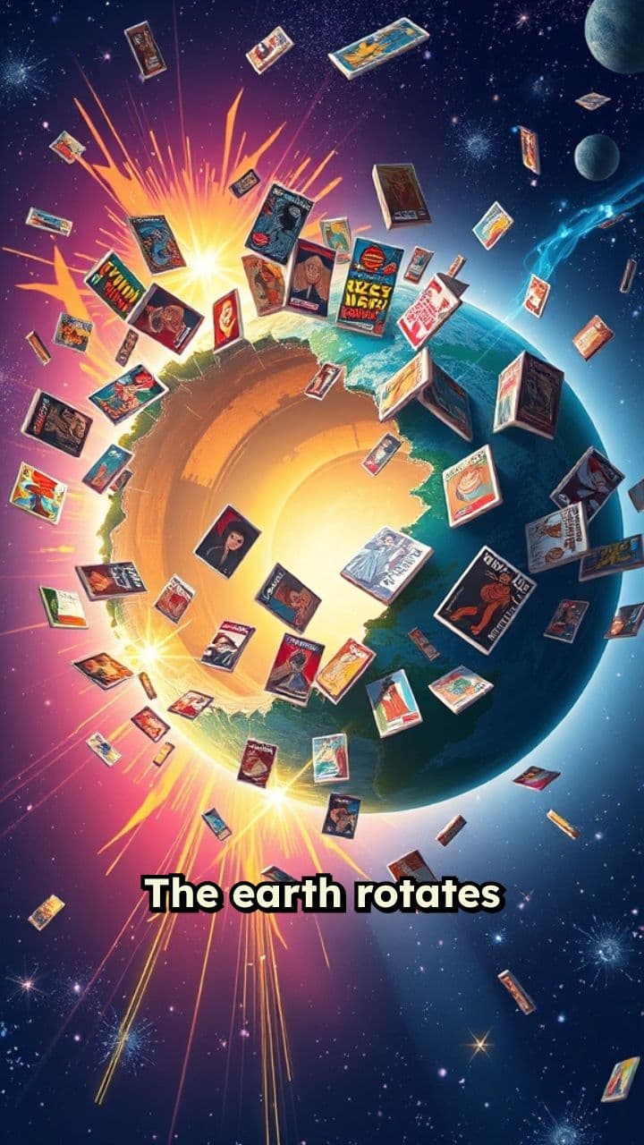 Comics Unleashed from Earth's Spin