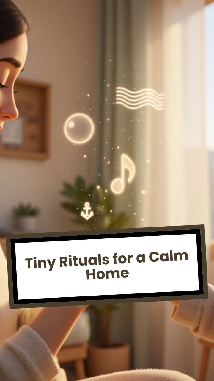 Tiny Rituals for a Calm Home