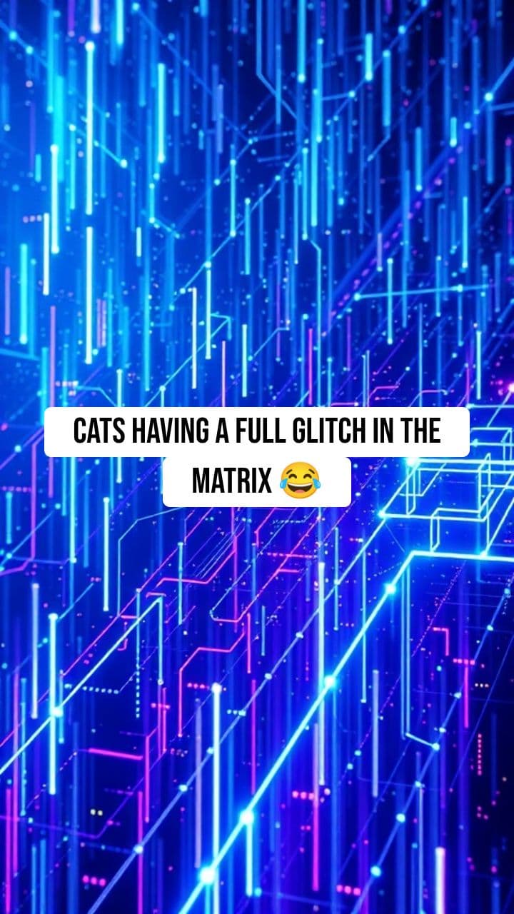 Cats Glitch in the Matrix
