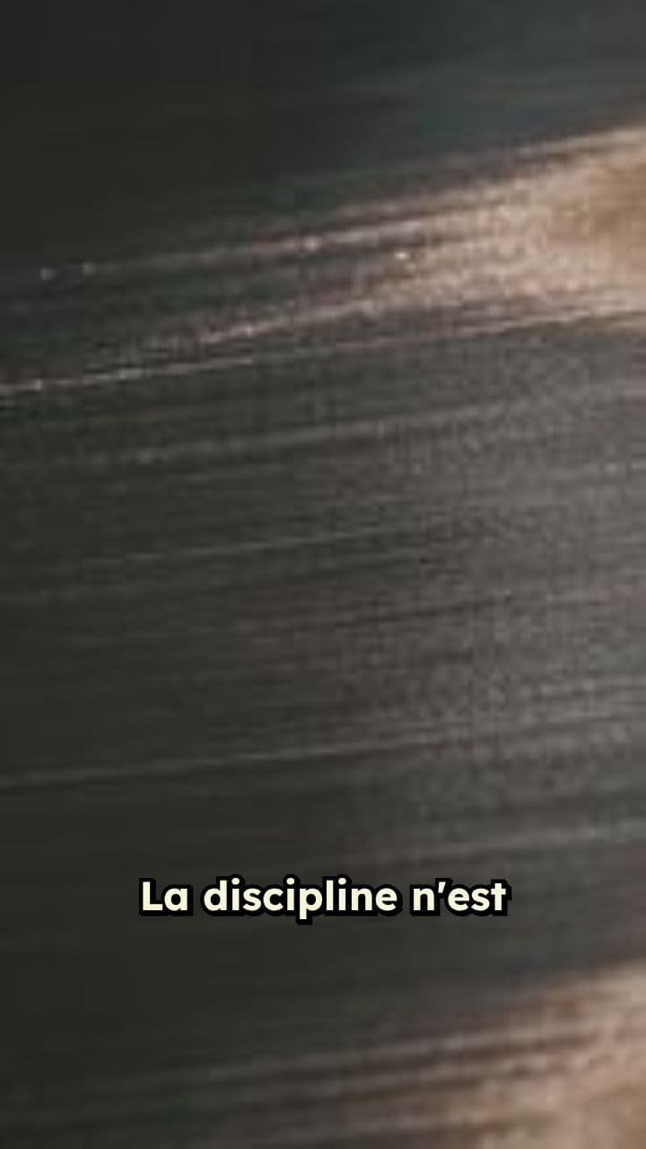 La discipline, clé de ta liberté