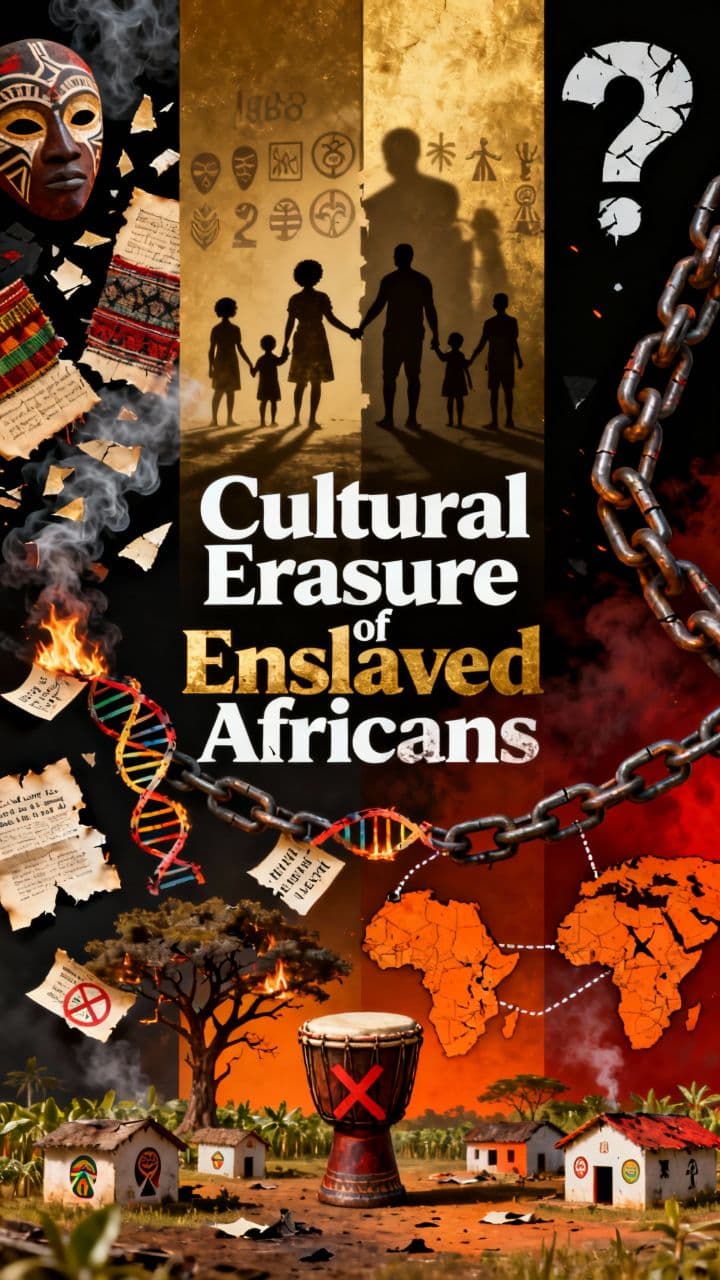 Cultural Erasure of Enslaved Africans