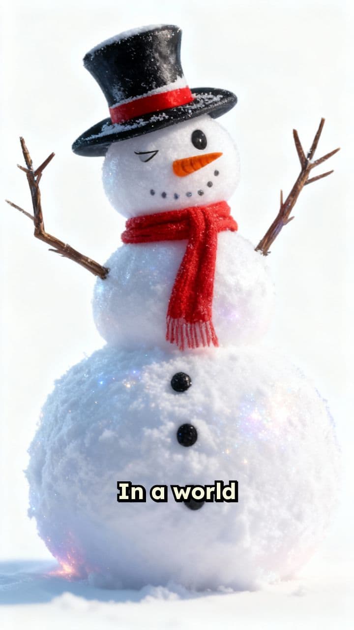 Magical Secret Santa Snowman