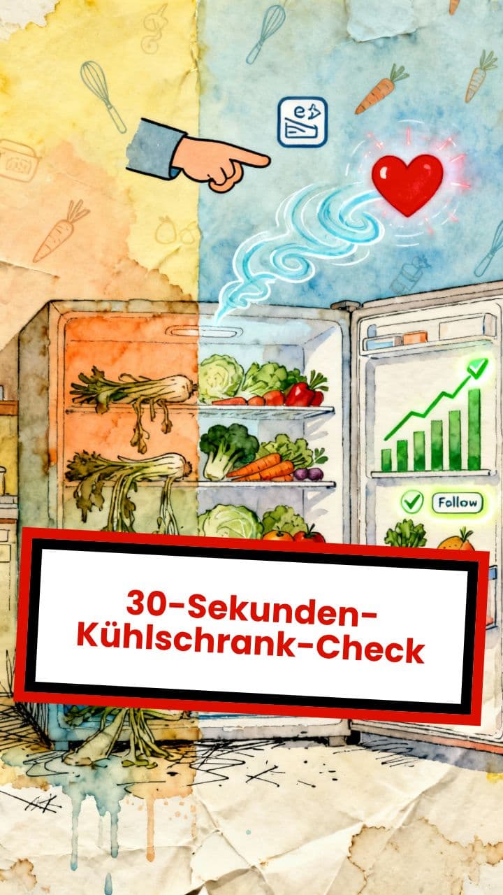 30-Sekunden-Kühlschrank-Check