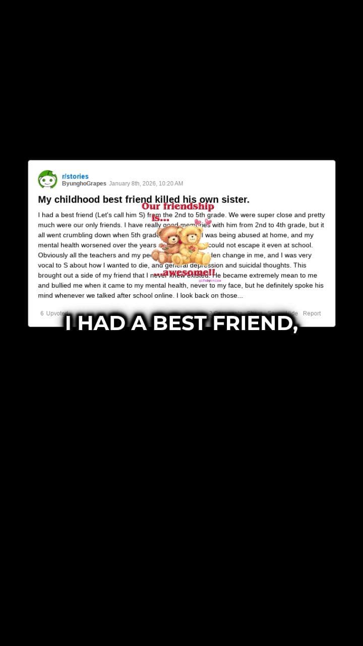 My Childhood Friend Killed His Sister