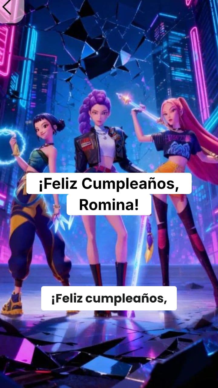Feliz Cumpleaños Romina