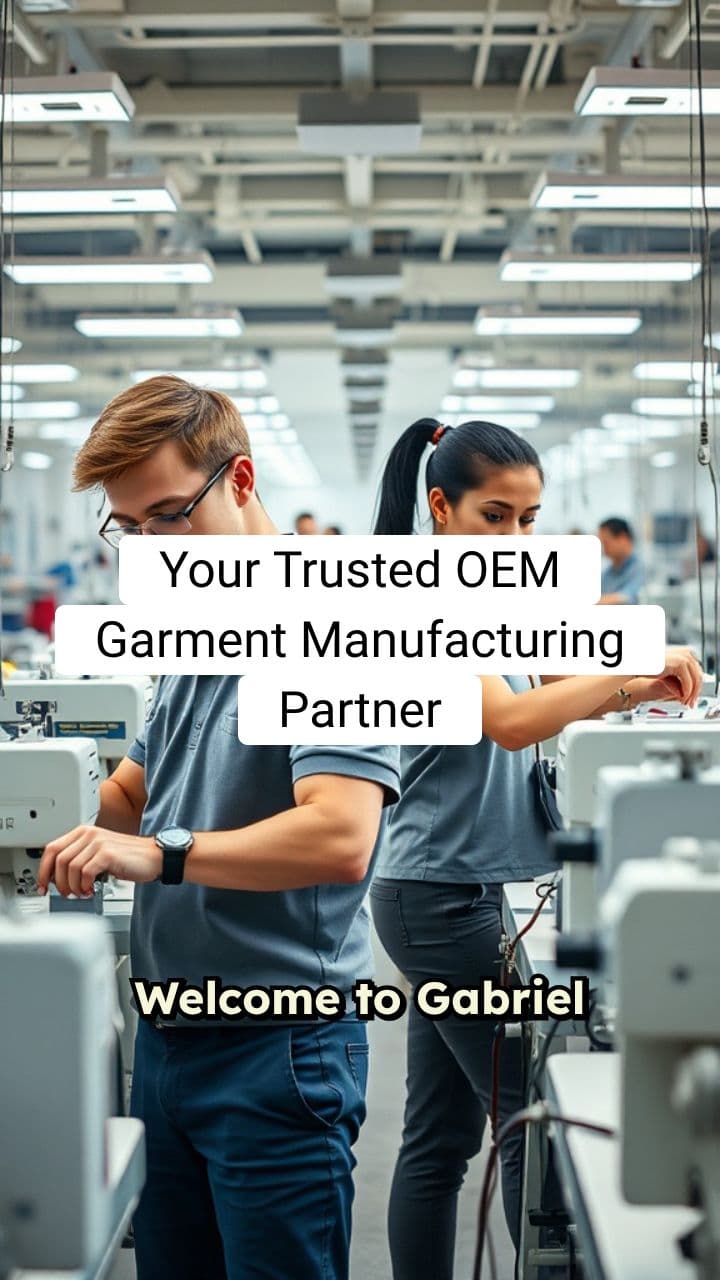 Gabriel Apparel Manufacturer - Website Banner