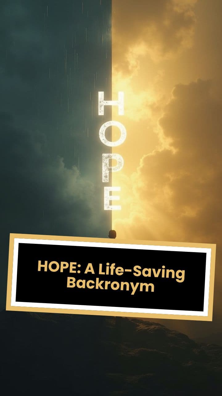 HOPE: A Life-Saving Backronym