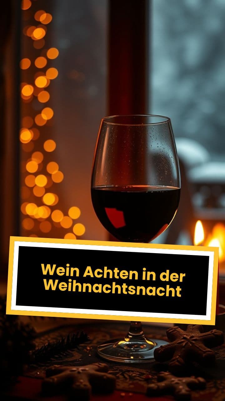 Wein Achten in der Weihnachtsnacht