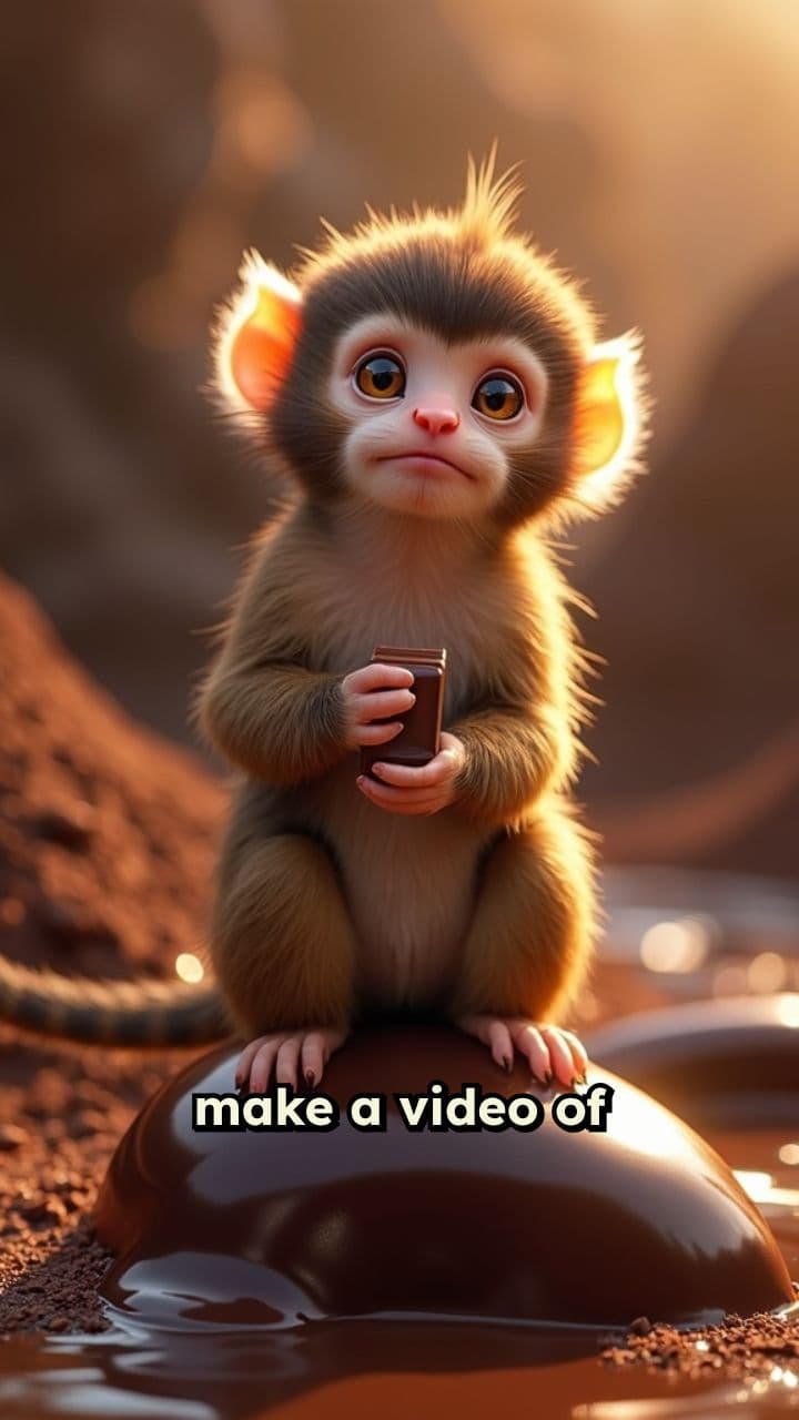 Monkeys in a Hyperreal Chocolate World