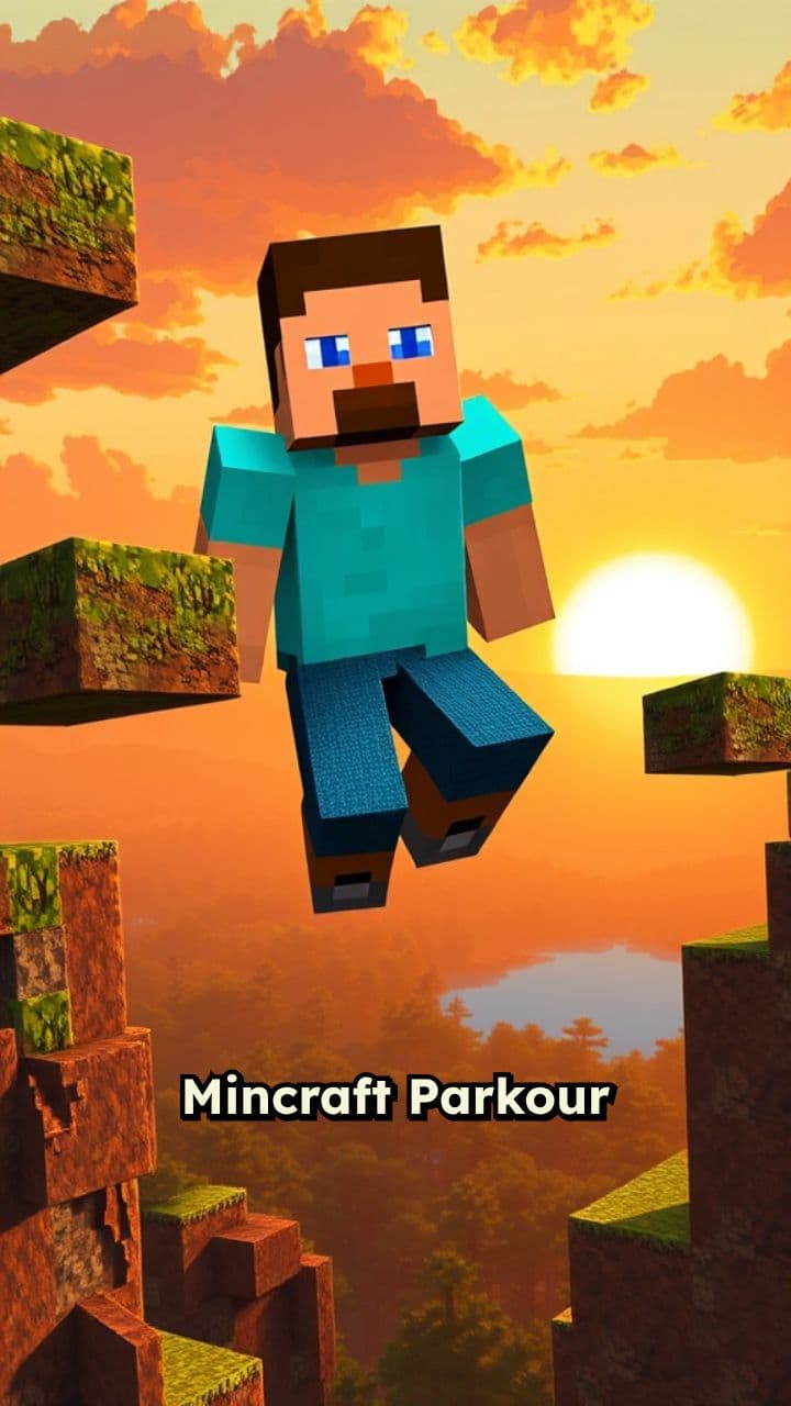 Minecraft Parkour in 35 Seconds