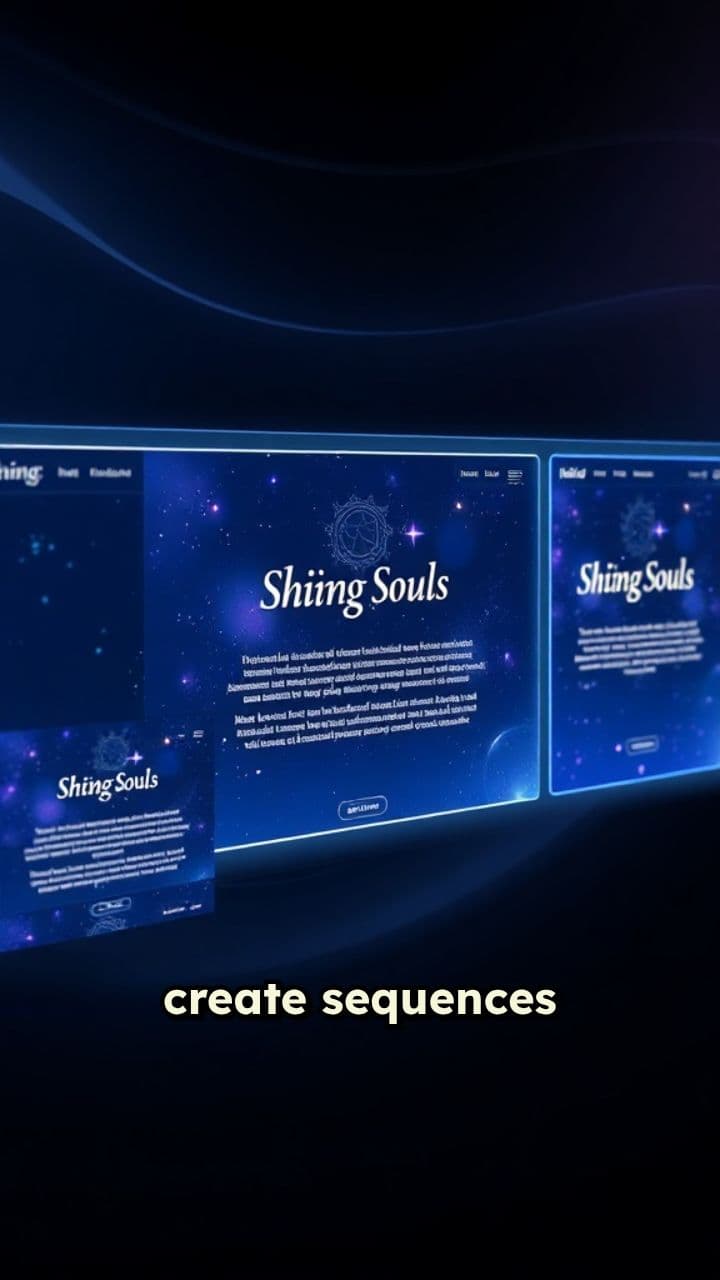 Website Sequence Creation for Editing