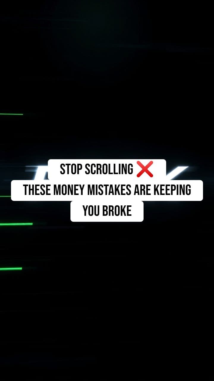 Money Mistakes Keeping You Broke