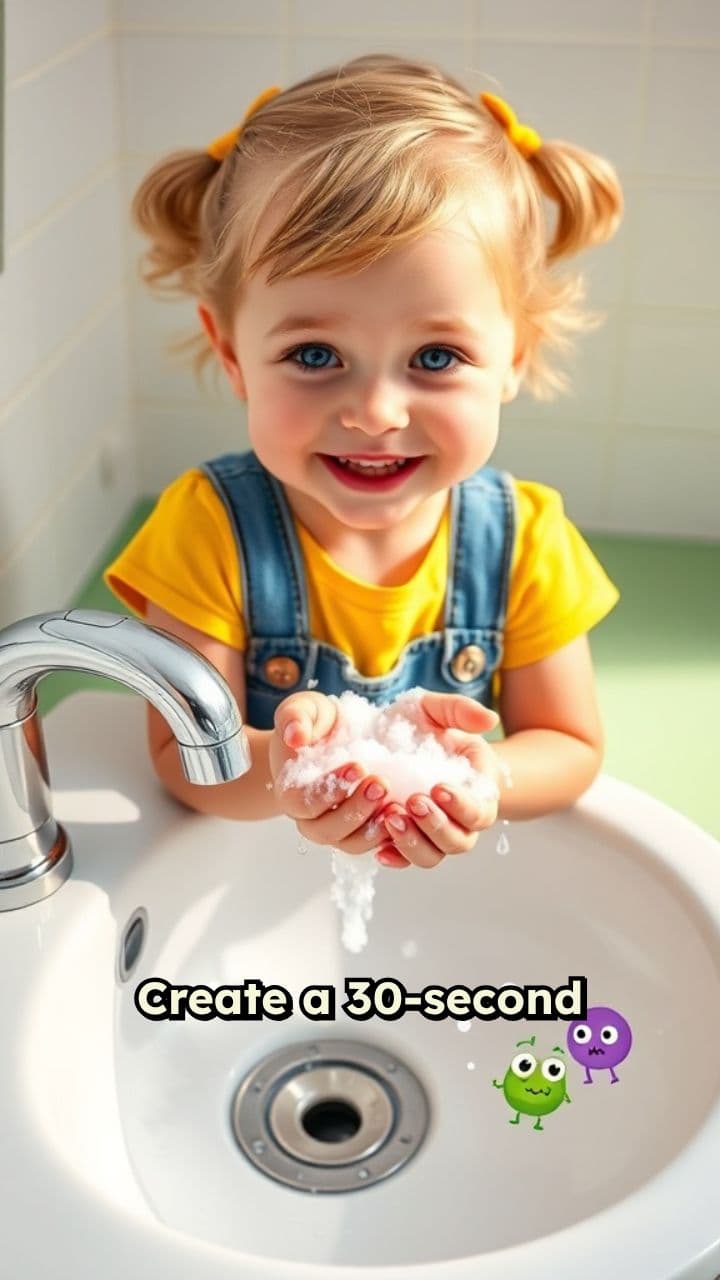 Germ-Busting Hand Wash Rhyme