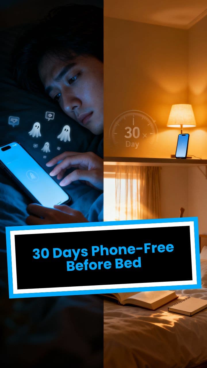 30 Days Phone-Free Before Bed