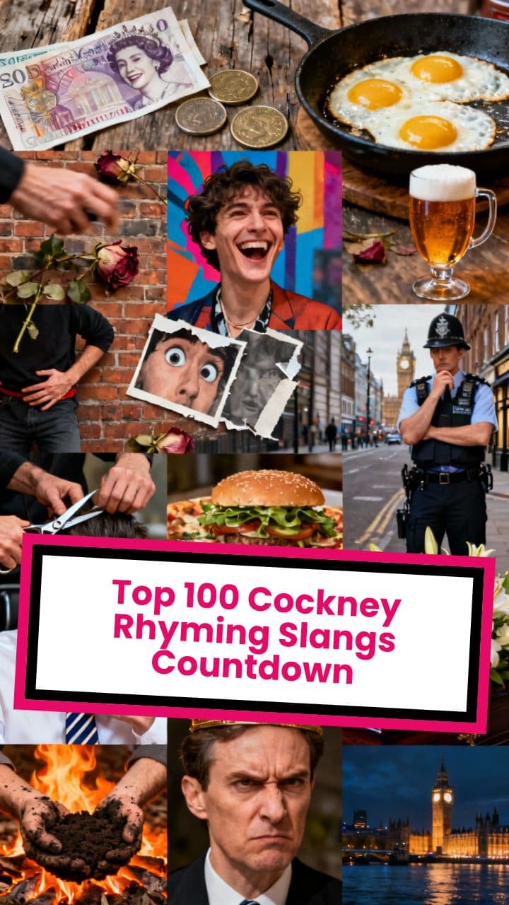 Top 100 Cockney Rhyming Slangs Countdown