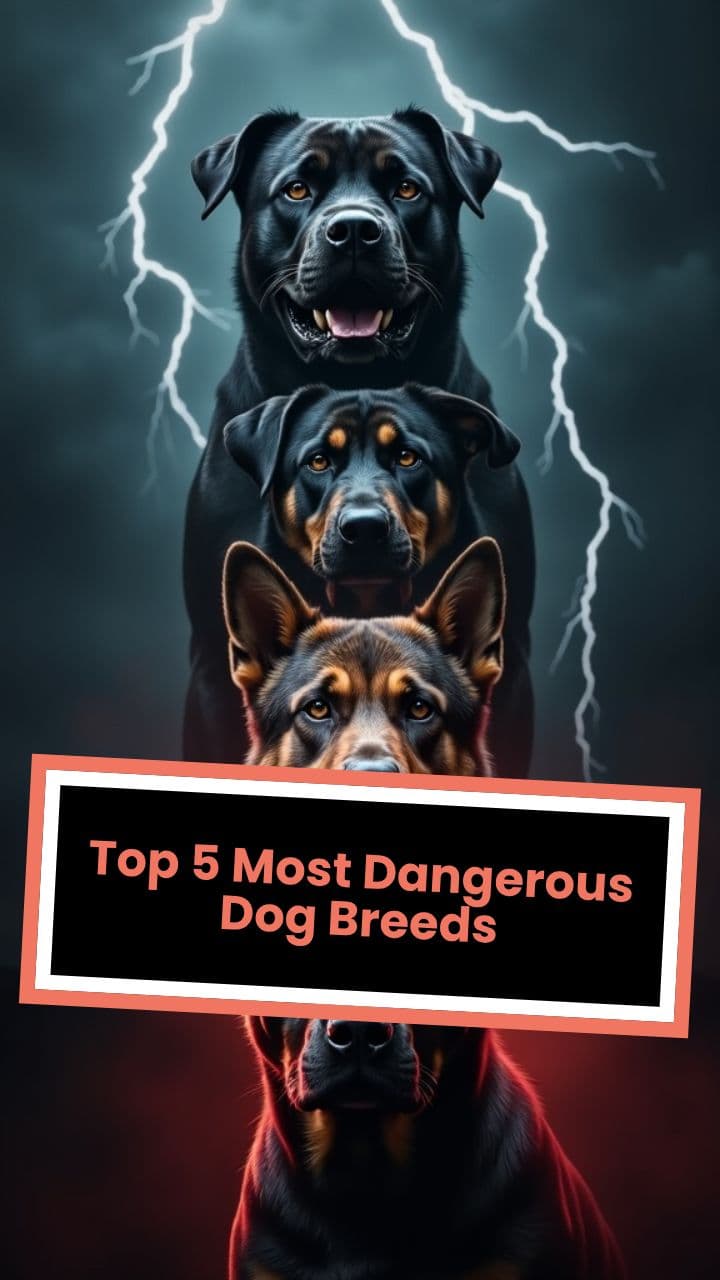 Top 5 Most Dangerous Dog Breeds