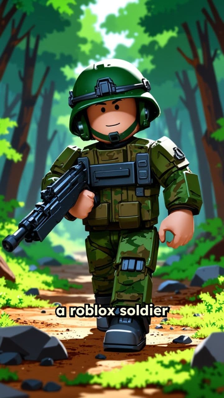 Roblox Soldier in the Forest