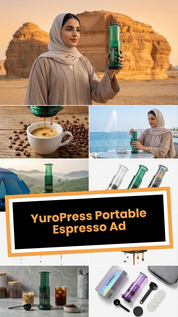 ماكينة قهوة اسبريسو محمولة فاخرة-يوروبريس 