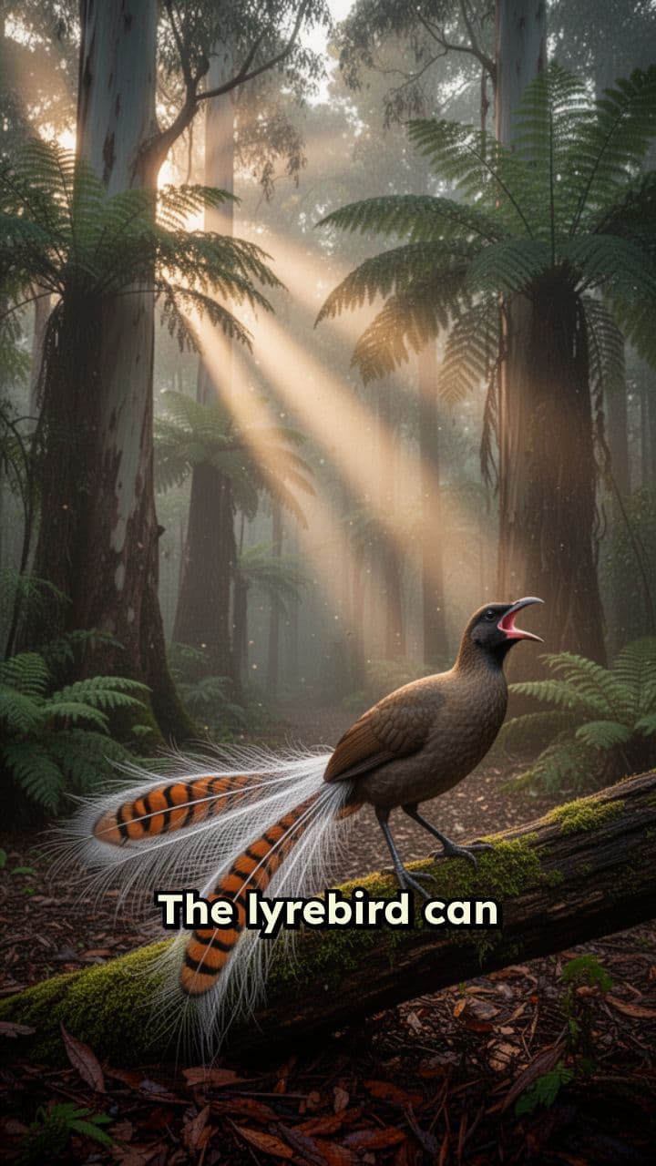 Lyrebirds Mimic Machines to Impress Mates