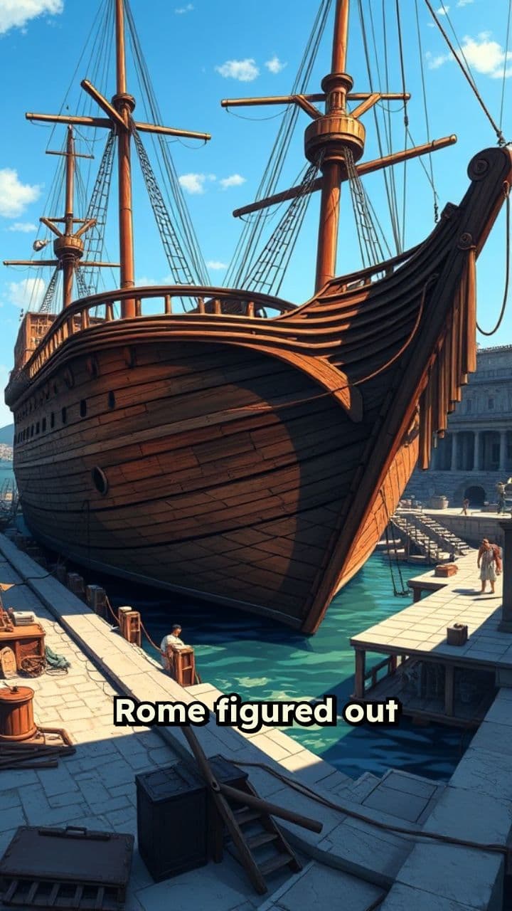 Rome’s “Invisible” Blue Warship