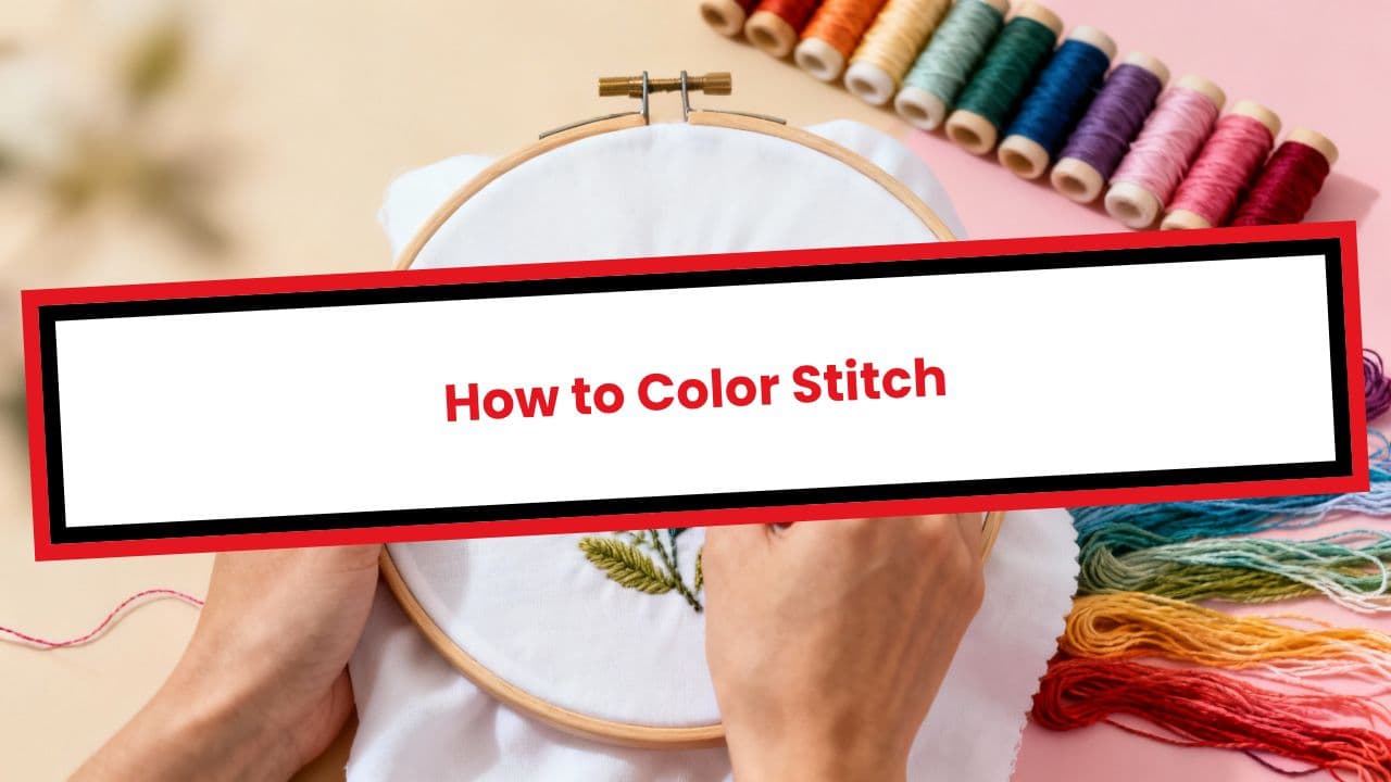 How to Color Stitch