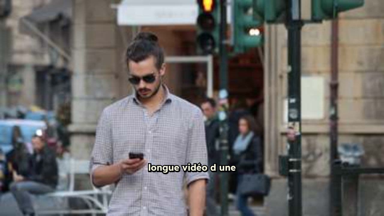 Distrait par son téléphone, elle bloque la route