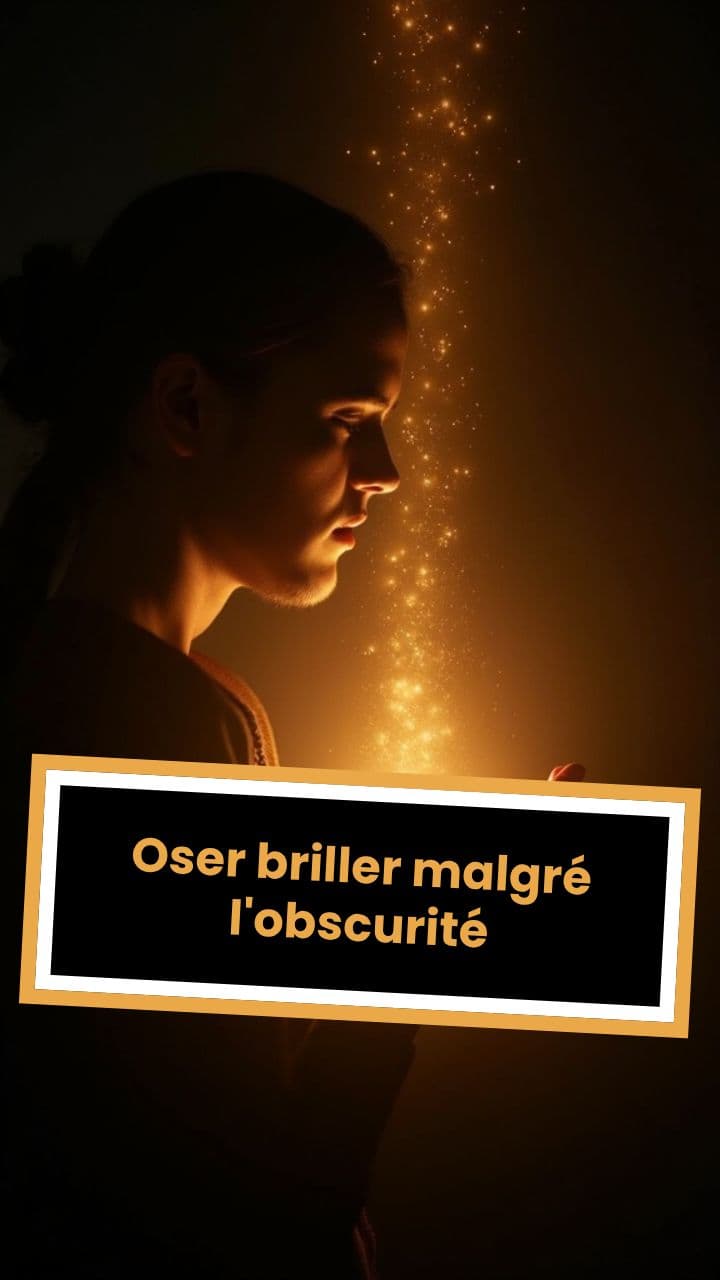 Oser briller malgré l'obscurité