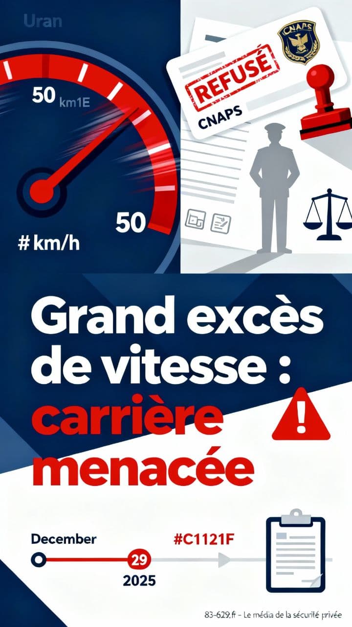 Grand excès de vitesse : carrière menacée