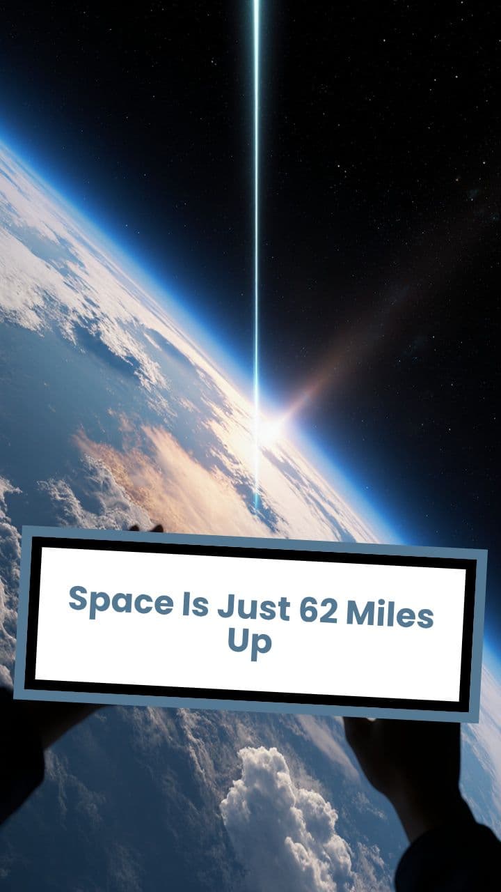 Space Is Just 62 Miles Up