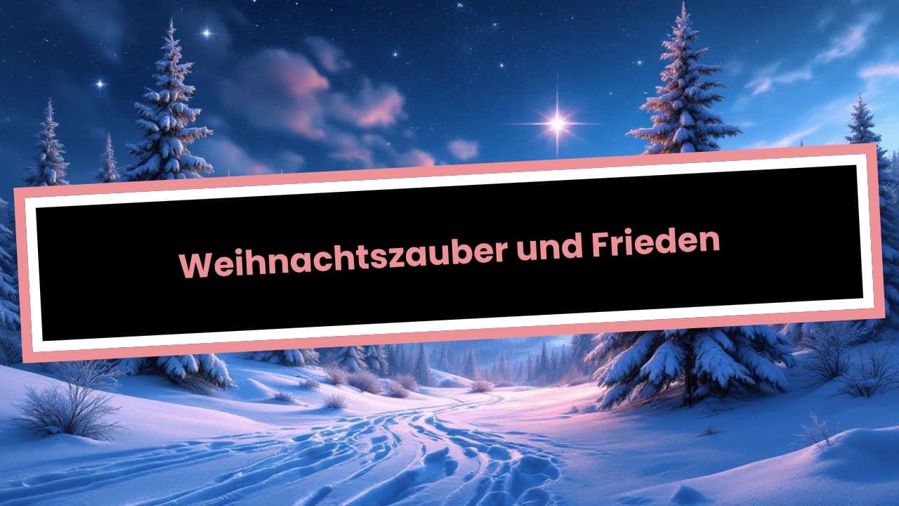 Weihnachtszauber und Frieden