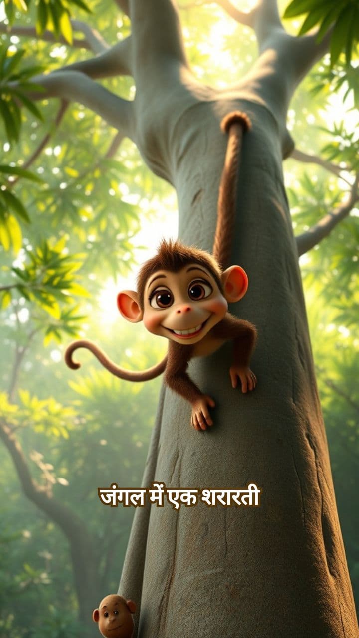 बंदर की सीख और शेर की मदद